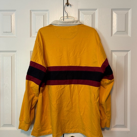 Daniel Cremieux Rugby Long Sleeve Collared Shirt Mens 2XL 100%Cotton Embroidered - Picture 14 of 16
